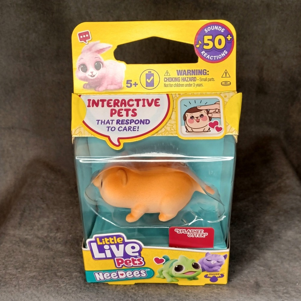 Little Live Pets Splashee Otter Toy NeeDees Pocket Size Pet 50 Sounds‎ Reactions